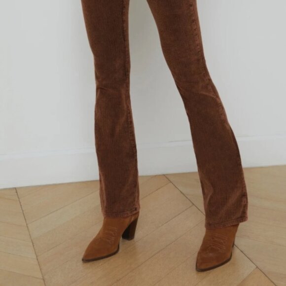 L’AGENCE Stevie Corduroy Jean – Brown, Size 25 – NWOT - Picture 8 of 8